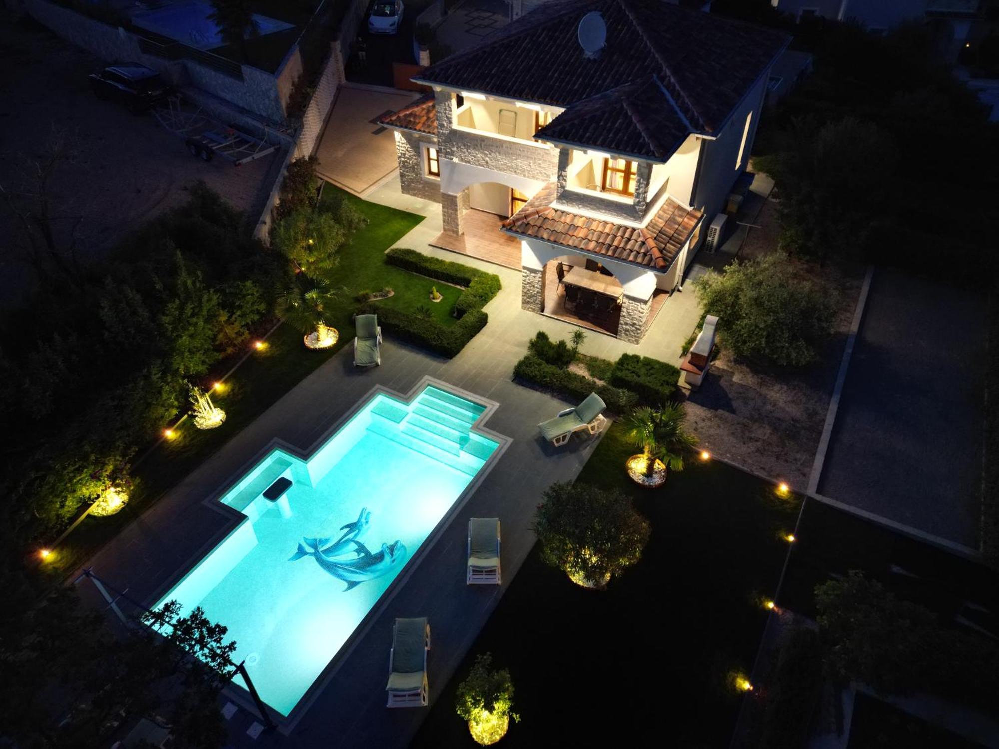 Villa Anna Корнич Экстерьер фото